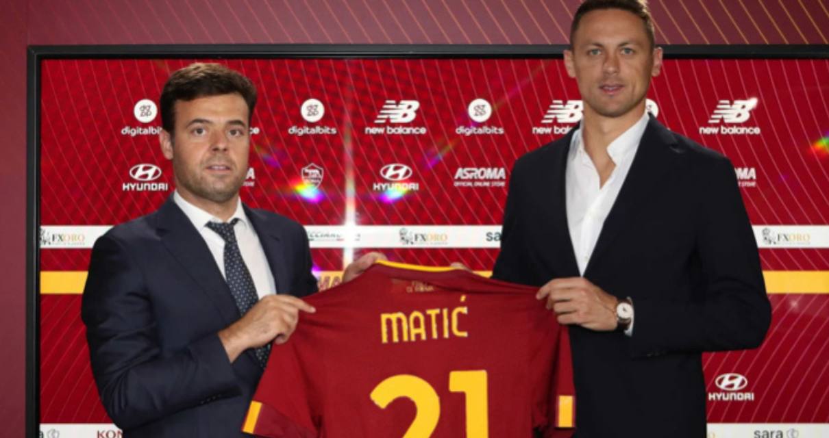 Roma: ufficiale l'arrivo di Matic in Serie A