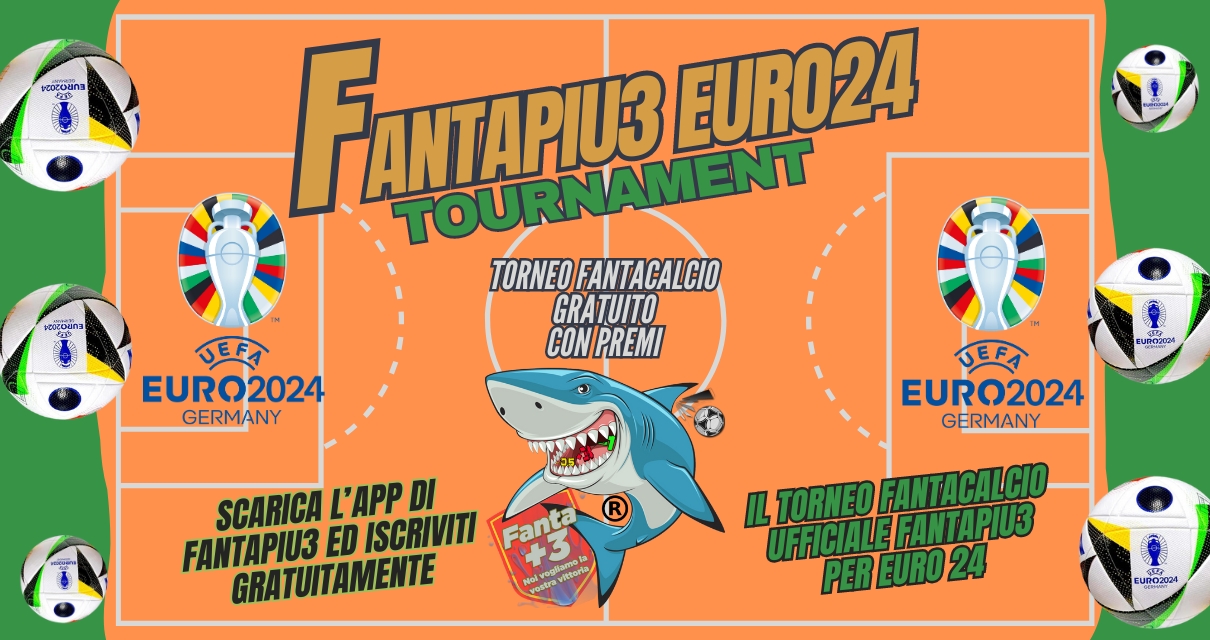 Torneo Fantacalcio FantaPiu3Euro24 gratuito e con premi