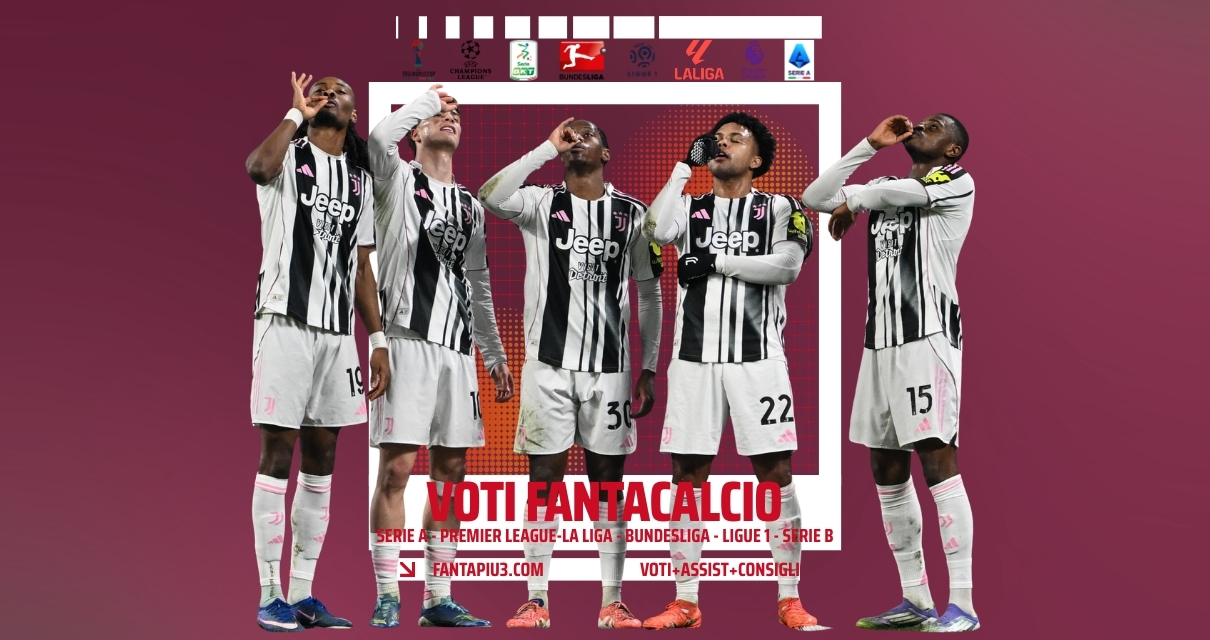 Voti Fantacalcio Fantapiu3 Serie A, Premier League, La Liga, Bundesliga, Ligue 1 e Serie B