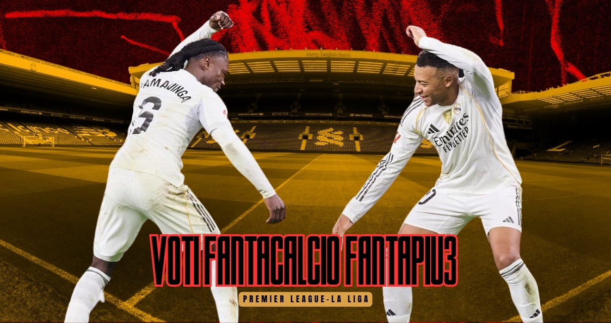 Voti Fantacalcio Fantapiu3 Premier League e anticipi de La Liga