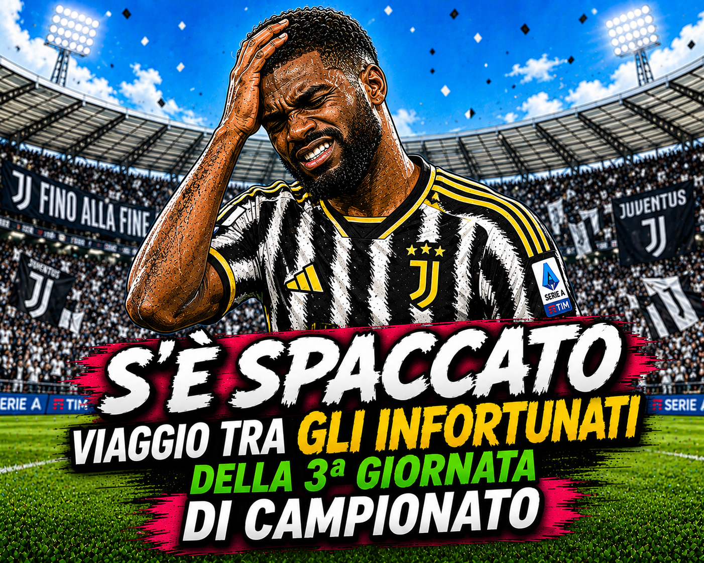 S'è spaccato, viaggio tra gli infortunati della 3ª giornata di campionato