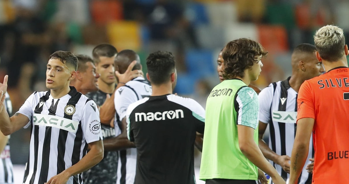 Udinese: ripresa degli allenamenti 