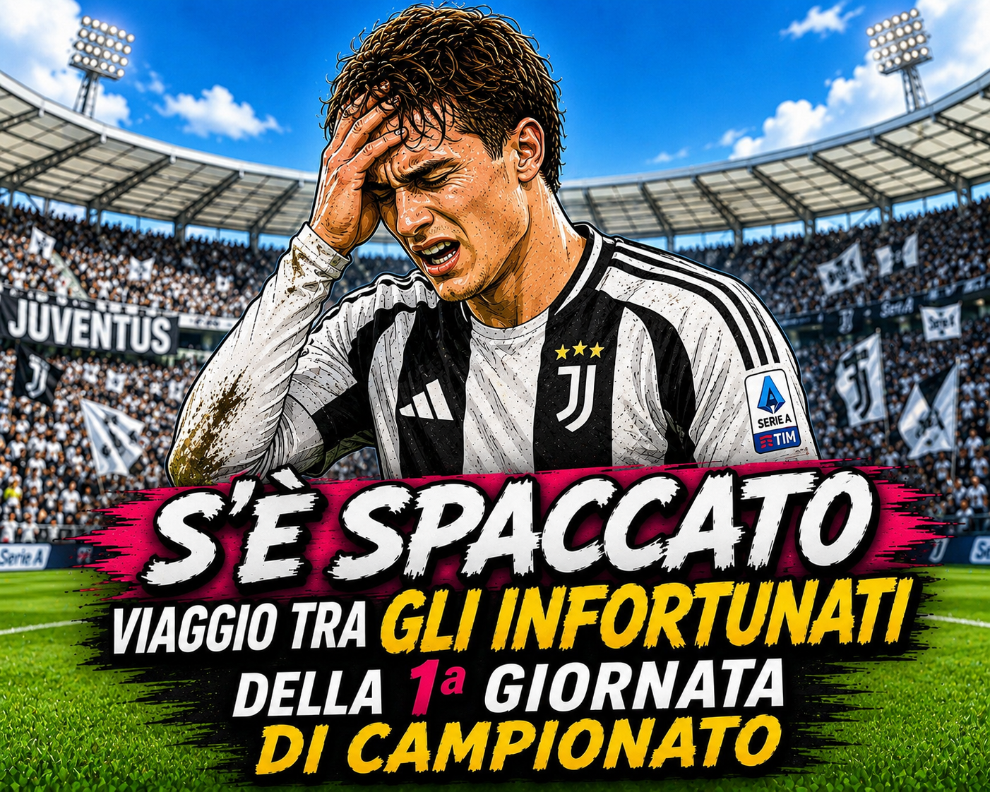S'è spaccato, viaggio tra gli infortunati della 1ª giornata di campionato