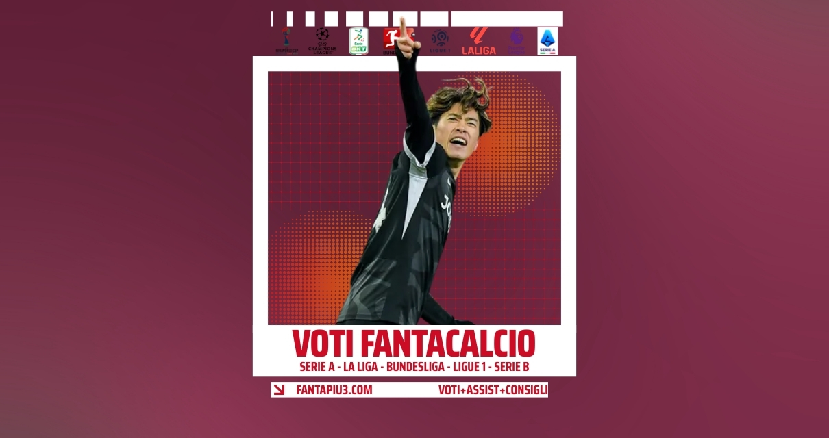 Voti Fantacalcio Fantapiu3 Serie A, Premier League, La Liga, Ligue 1 e Serie B