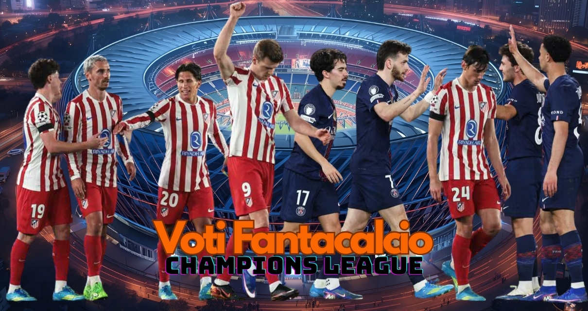 Voti fantacalcio del mercoledì andata quarti di Champions League