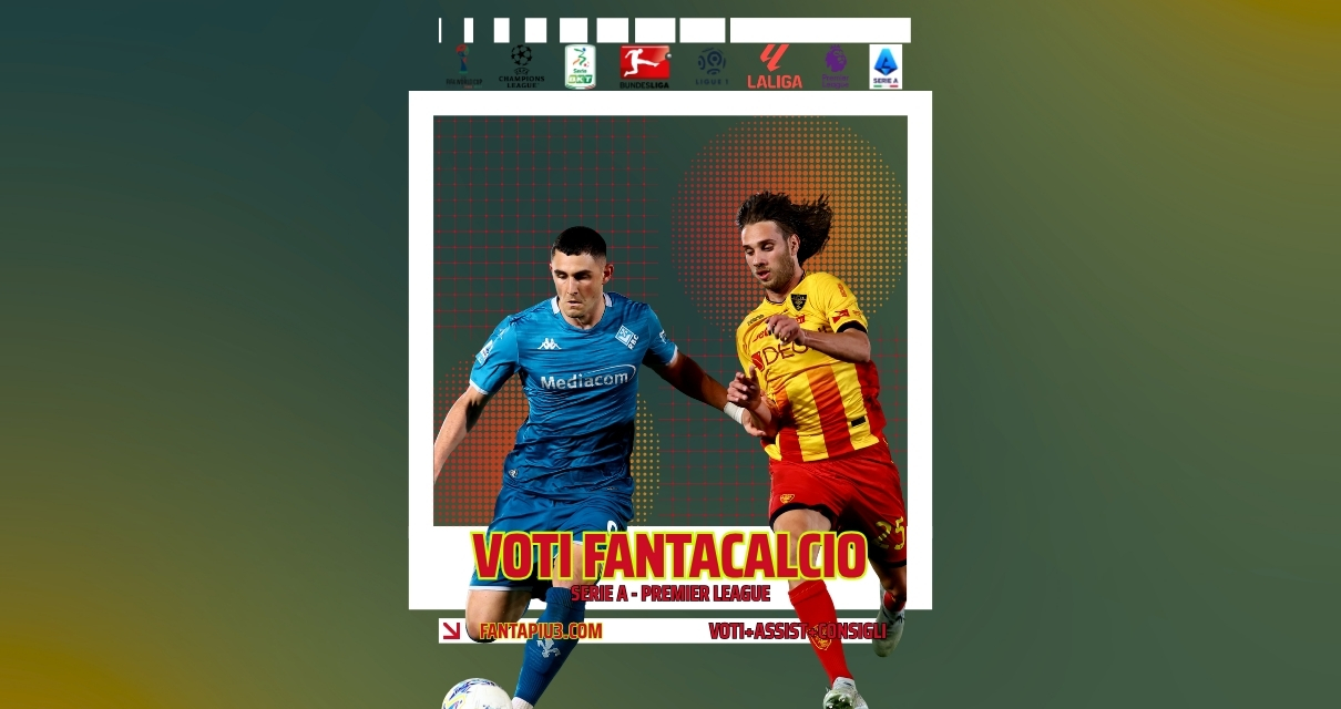 Voti Fantacalcio Fantapiu3 Serie A e Premier League