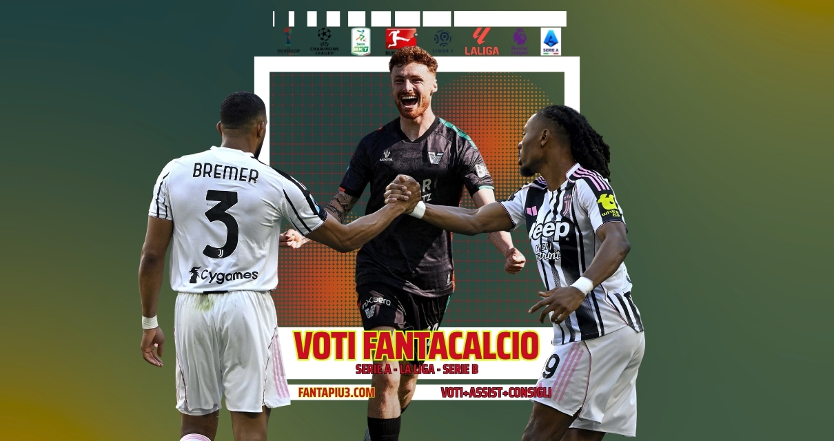 Voti Fantacalcio Fantapiu3 Serie A, La Liga e la Serie B