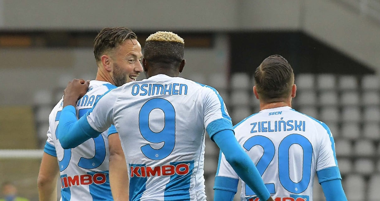 Napoli, l'allenamento in vista del big match contro l'Inter