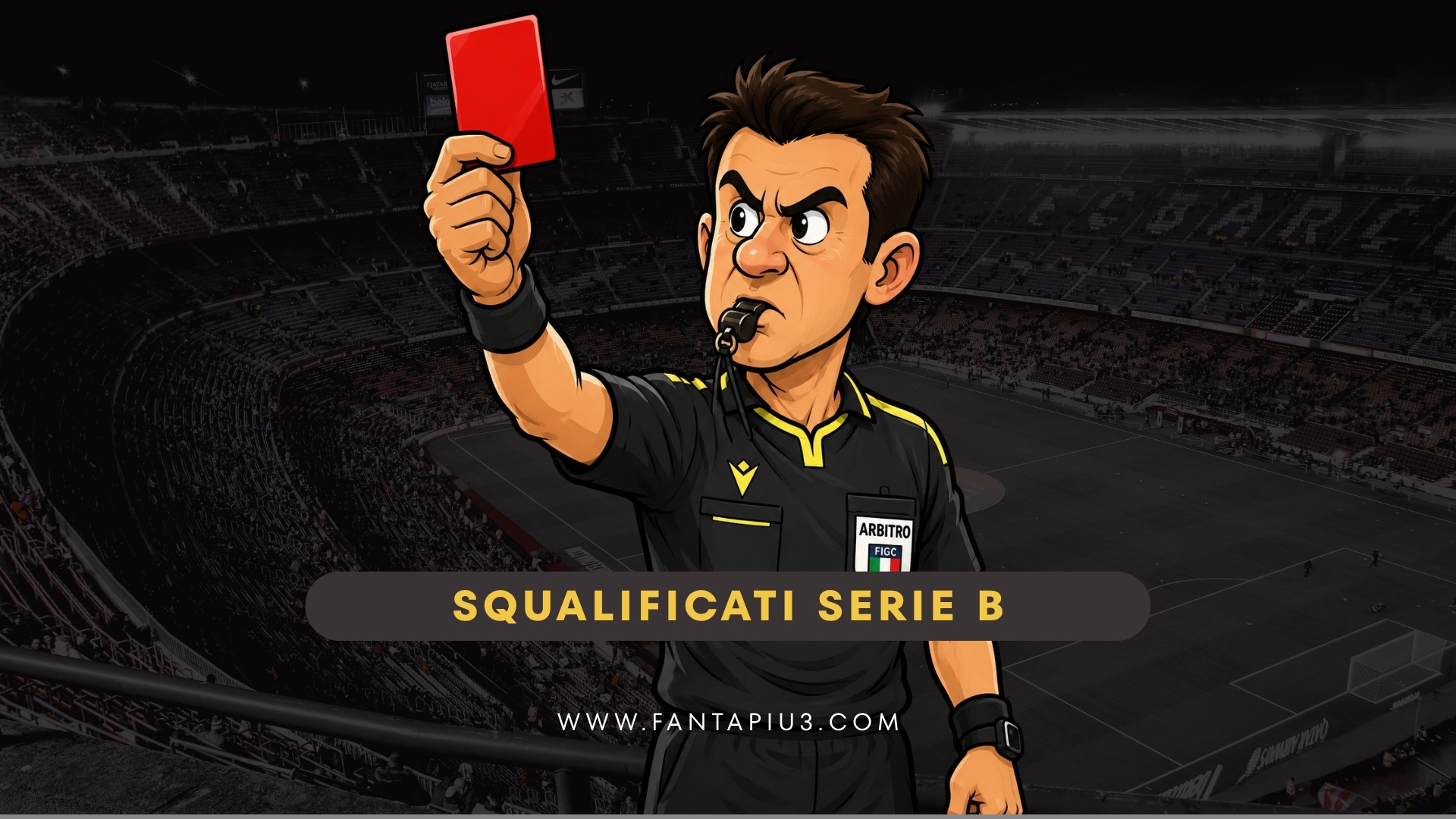 Serie B, gli squalificati per la 36ª giornata