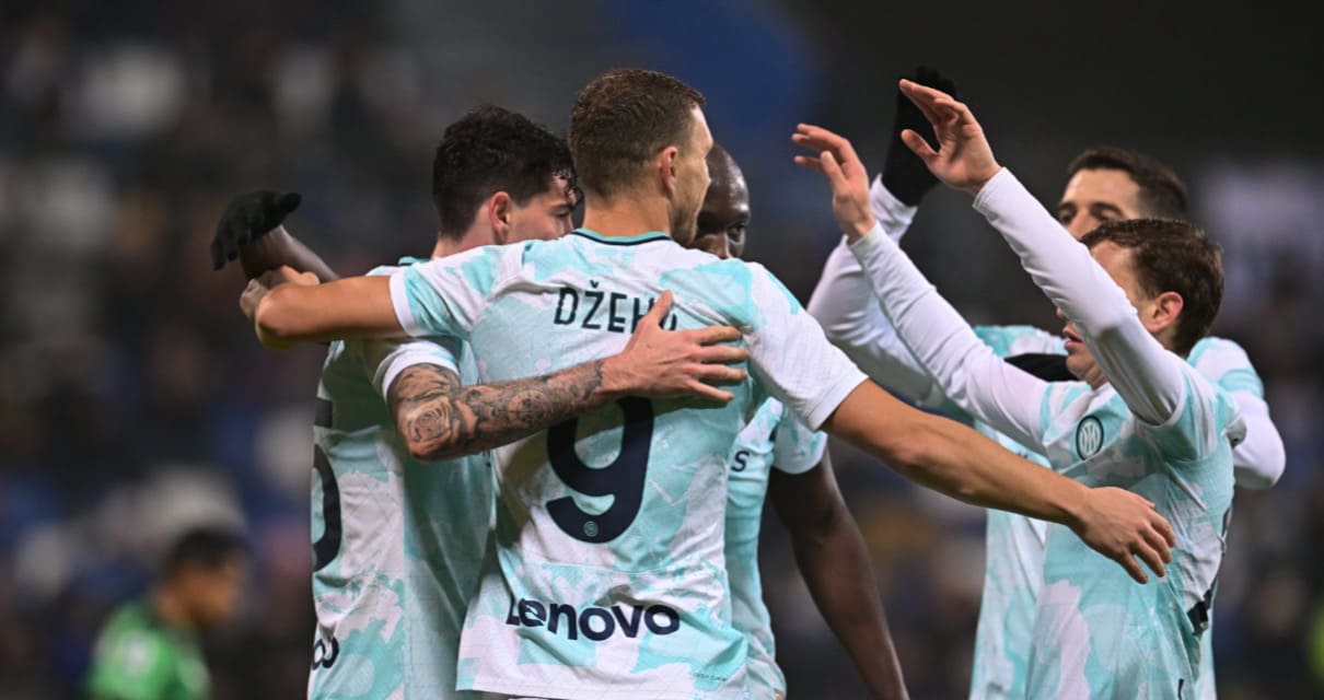 Sassuolo Inter, il tabellino del match: la decide Dzeko