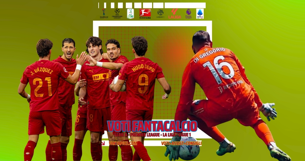 Voti Fantacalcio Fantapiu3 Serie A, Premier League, La Liga e Ligue 1