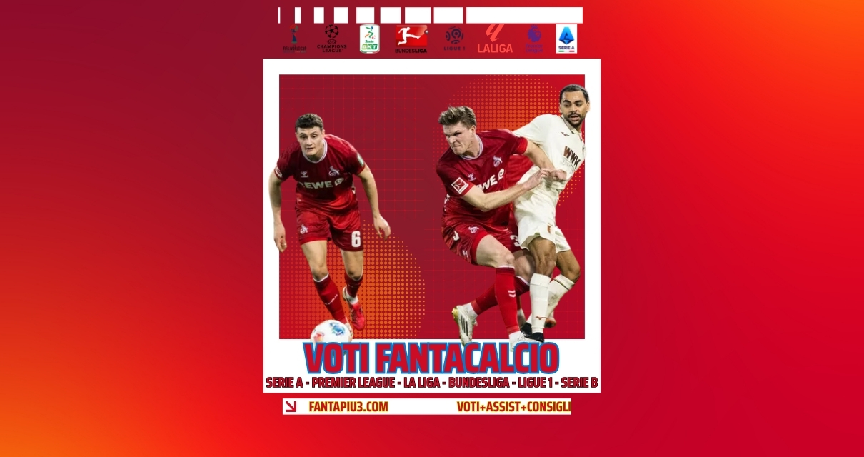 Voti Fantacalcio Fantapiu3 Serie A, Premier League, La Liga, Bundesliga, Ligue 1 e Serie B