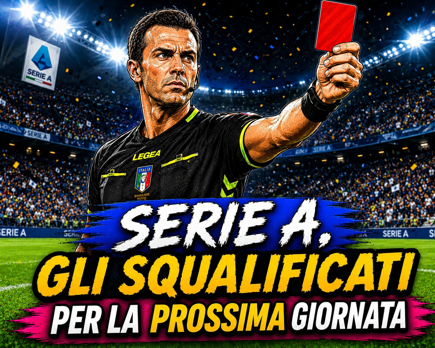 Serie A: gli squalificati per la 4ª giornata