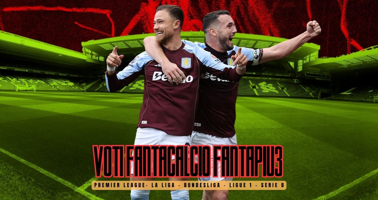 Voti Fantacalcio Fantapiu3 Premier League, La Liga, Bundesliga, Ligue 1 e Serie B
