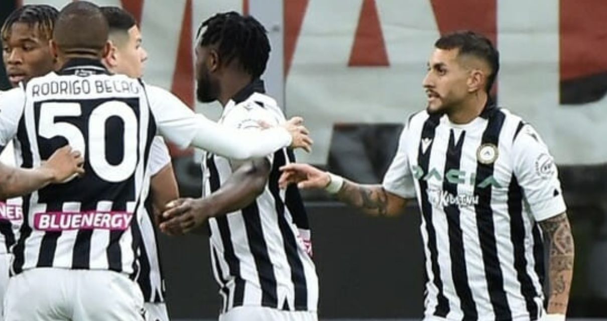 Udinese: rientro in gruppo per un giocatore