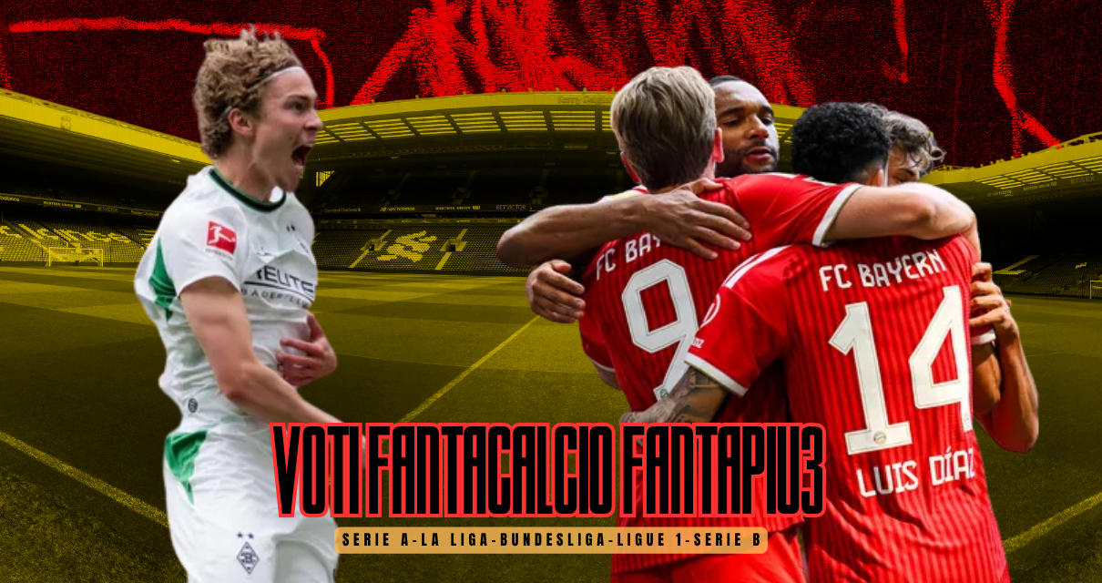 Voti Fantacalcio Fantapiu3 del sabato di Bundesliga