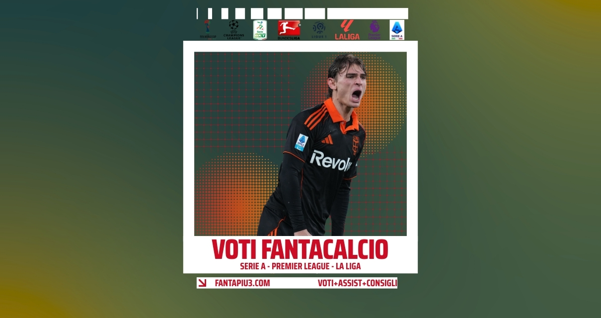 Voti Fantacalcio Fantapiu3 Serie A, Premier League, La Liga, Ligue 1 e Serie B