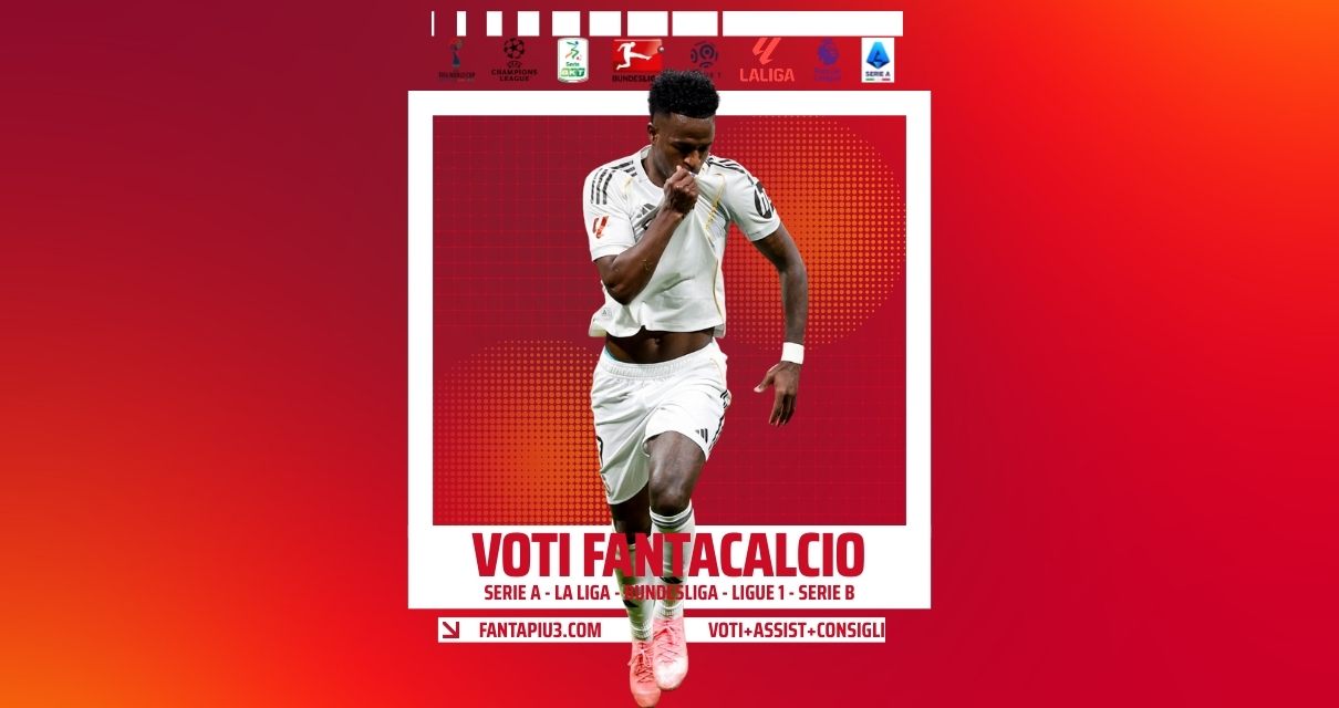 Voti Fantacalcio Fantapiu3 Serie A, La Liga, Bundesliga, Ligue 1 e Serie B