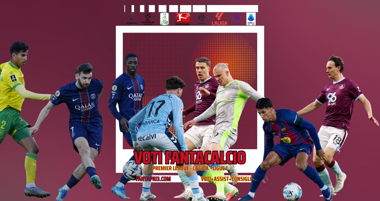 Voti Fantacalcio Fantapiu3 Premier League, La Liga ed il recupero di Ligue 1