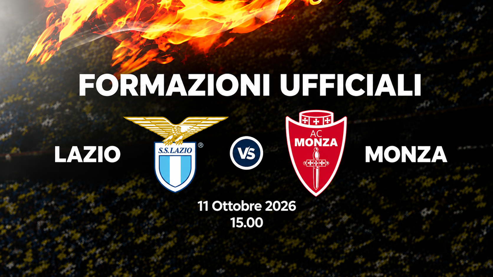 Lazio Monza: le formazioni ufficiali