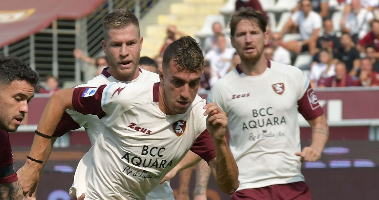 Out tre giocatori infortunati nella Salernitana per la partita contro il Verona