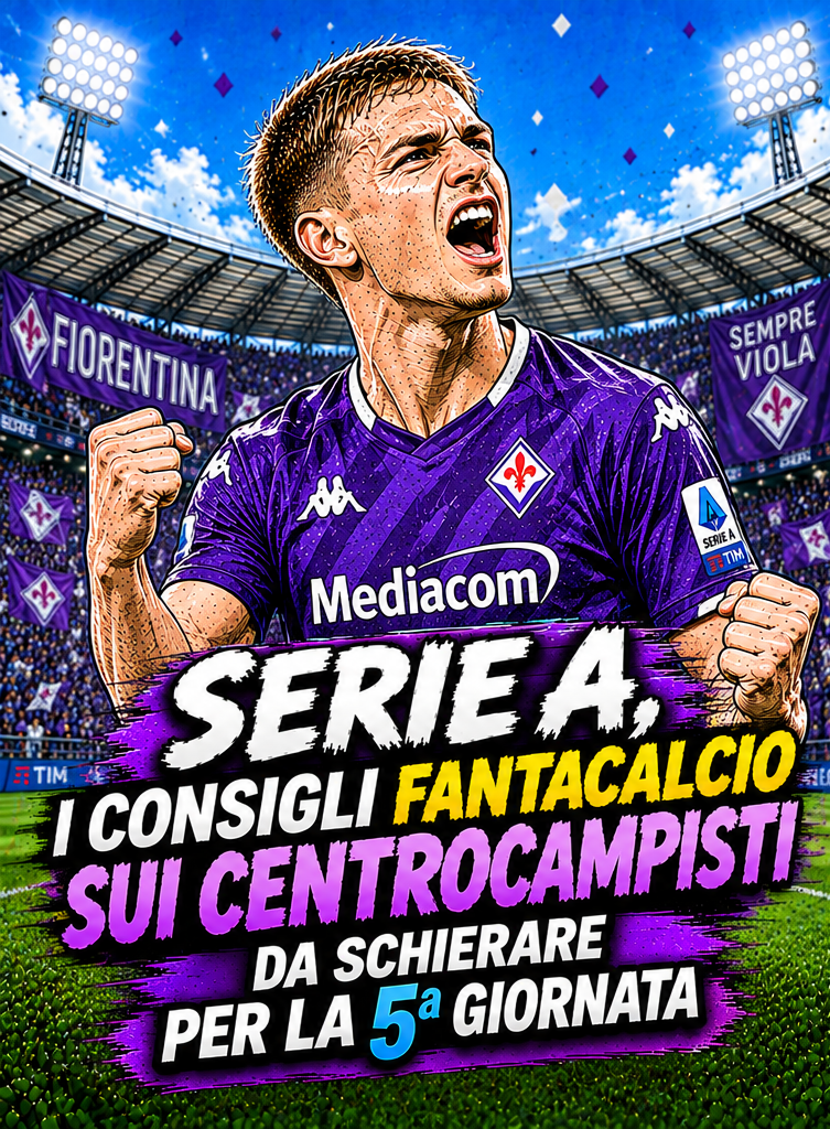 Serie A, i consigli fantacalcio sui centrocampisti da schierare per la 5ª giornata