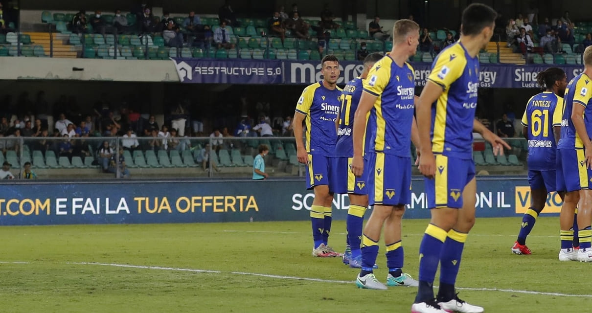 Il Verona continua ad allenarsi in vista della sfida contro il Sassuolo