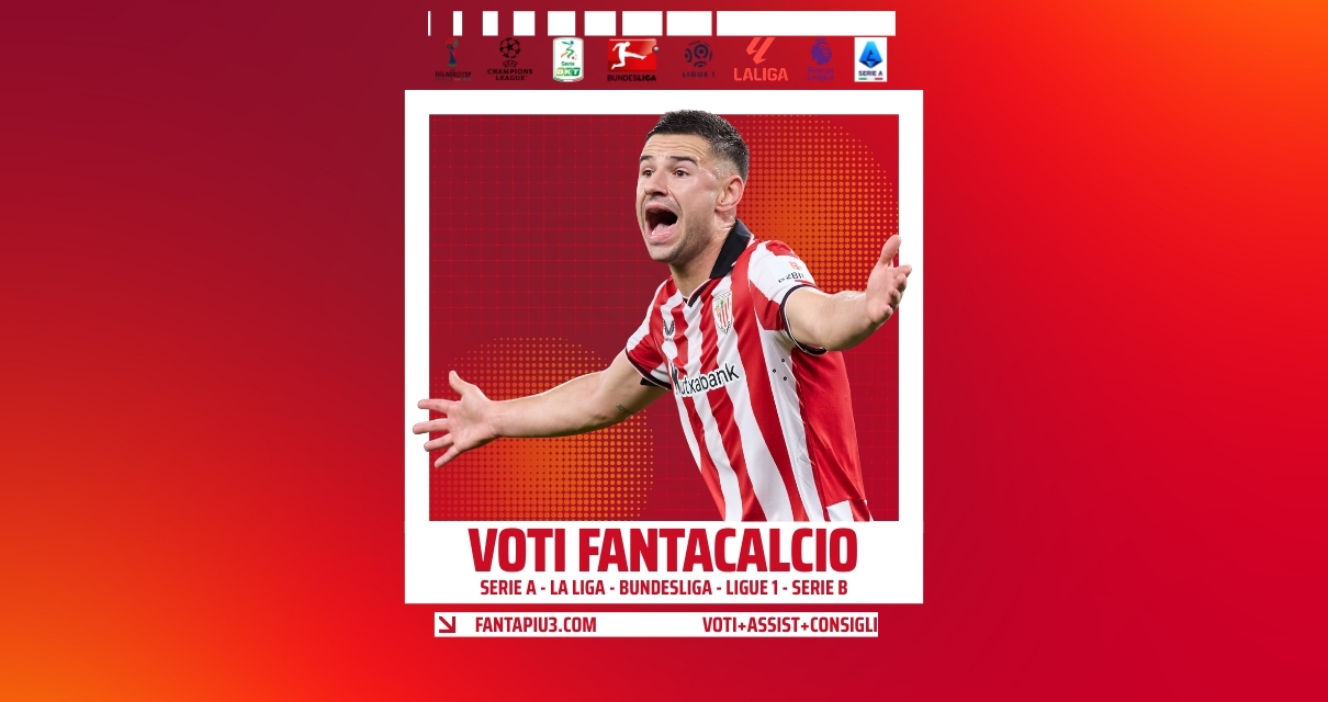 Voti Fantacalcio Fantapiu3 Serie A, La Liga, Bundesliga, Ligue 1 e Serie B