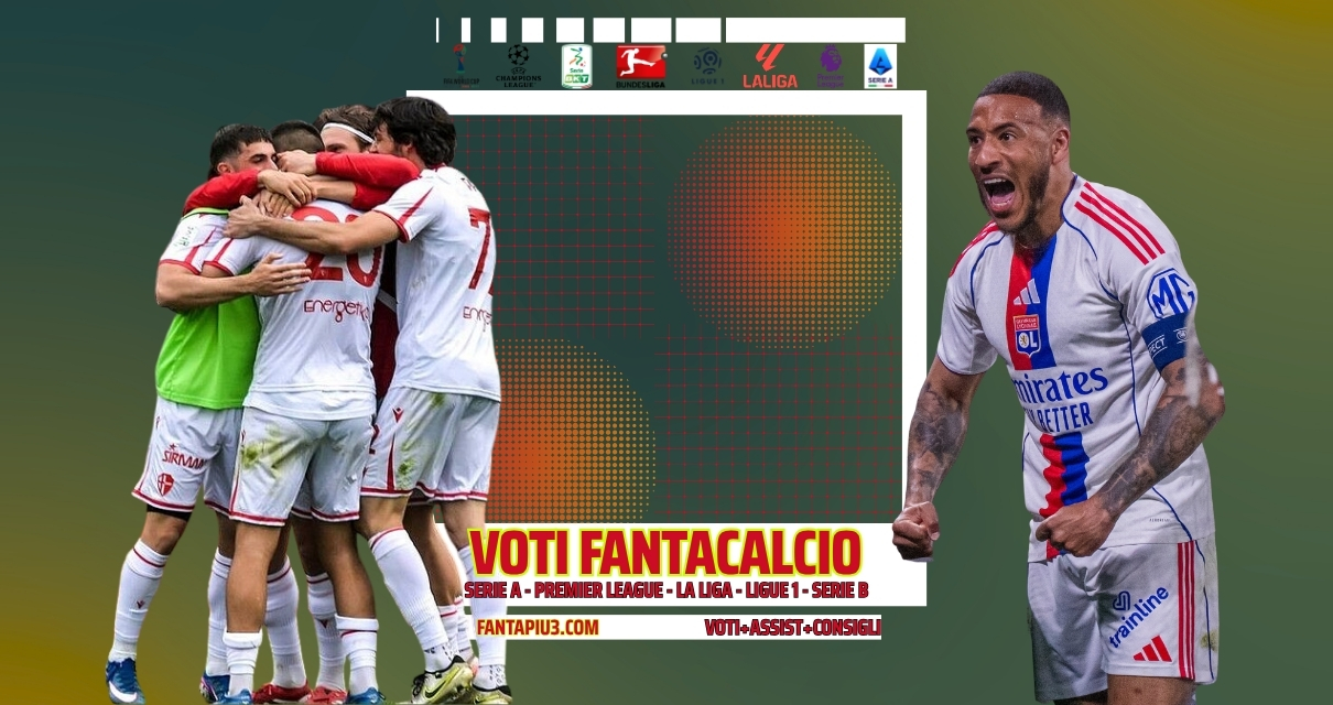 Voti Fantacalcio Fantapiu3 Serie A, Premier League, La Liga, Bundesliga, Ligue 1 e Serie B