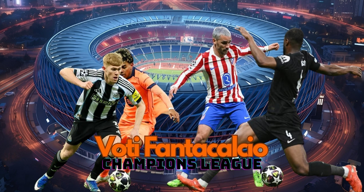 Voti fantacalcio del martedì andata ottavi di Champions League