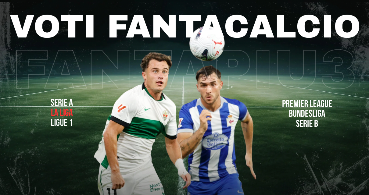 Voti Fantacalcio Fantapiu3 del lunedì de La Liga