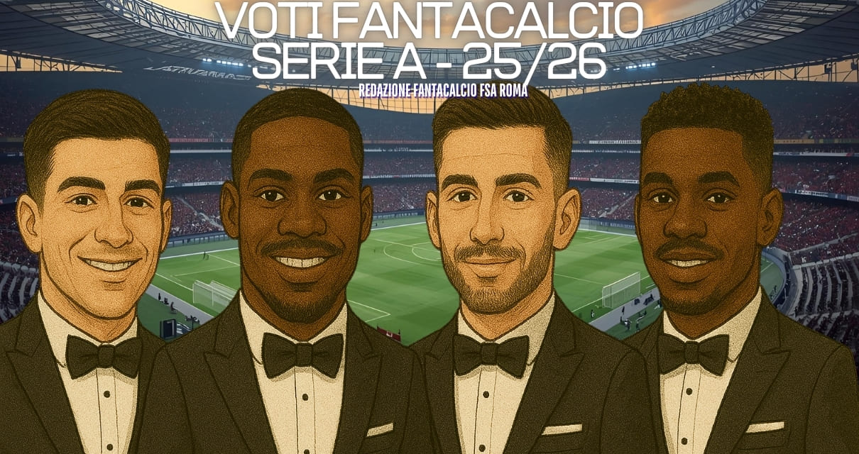 voti fantacalcio fsa roma 5ª Monza sassuolo e Bologna Torino e udinese Cagliari e Roma Inter e Venezia Lazio e fiorentina napoli e Frosinone como e Parma genoa e Juventus Atalanta e milan lecce pagelle serie a