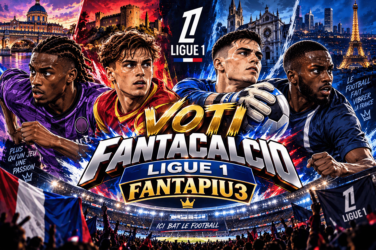 voti fantacalcio fantapiu3 8ª BREST NIZZA E TOLOSA TROYES E LENS PARIS FC E MONACO LILLA E ANGERS LORIENT E AUXERRE LE MANS E MARSIGLIA LE HAVRE E RENNES STRASBURGO E PSG LIONE pagelle Ligue 1